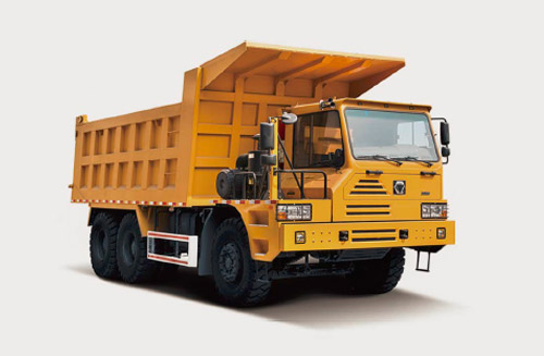 Off-highway wide-body dump truck 